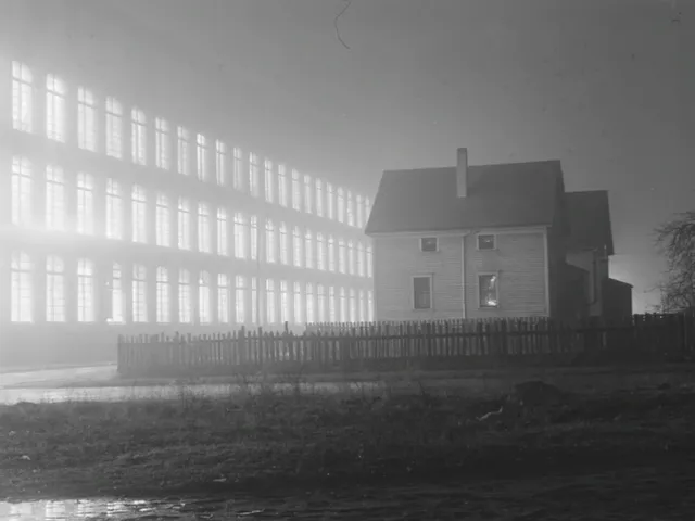 Textile Mill at Night