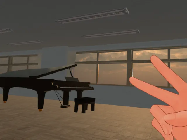 放課後、夕焼け、静かな音楽室