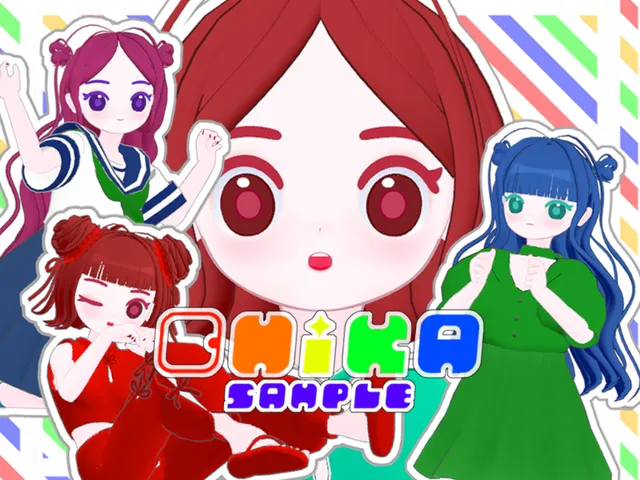 ちか chika ⁄ 3Dモデルサンプルワールド