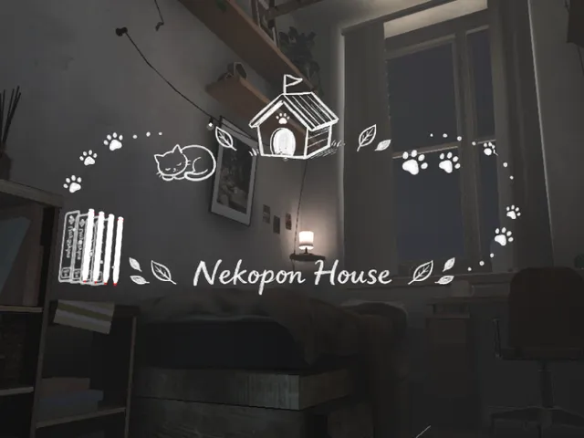 夜の静かな寝室