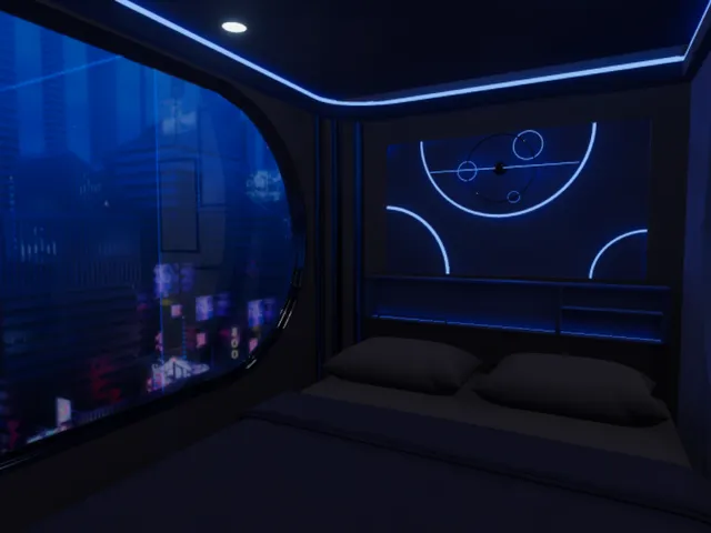 ネオンブルーの小部屋-Cyber Nook