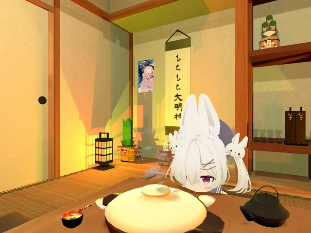 おもちちゃんとお正月 ⁄ New Year's Day with Omochi-Chan