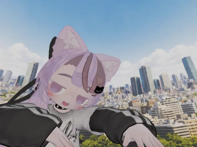 呆呆紫色小猫展