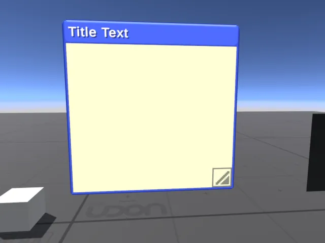 Udon Window System ≺dev≻