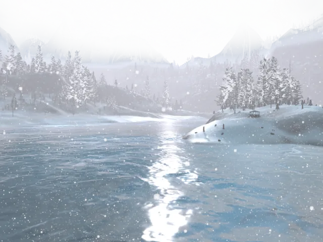 Frozen Crater Lake V10