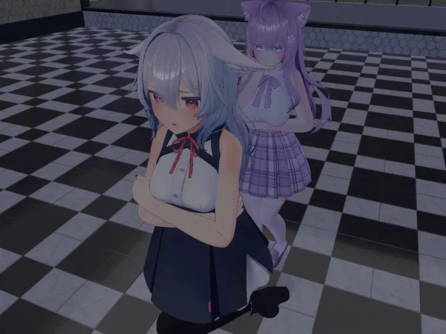 桔梗ちゃんと萌ちゃんが我慢してるだけ