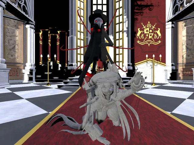 A Throne of Statues