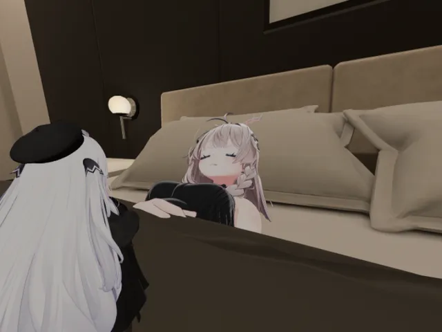 Let's sleep inside a sleeping girl