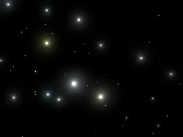 Random Particle Starfield