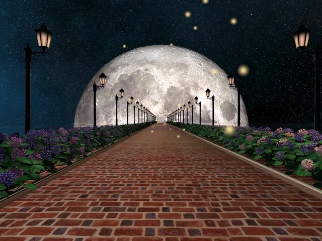 Pavilion moon Garden