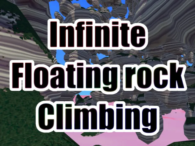 Infinite Floating Rock Climbing
