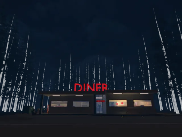 Foggy Highway Diner