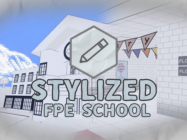 Stylized FPE School ＋ Baldi's Omega Town