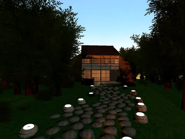 Floating Home With Golf