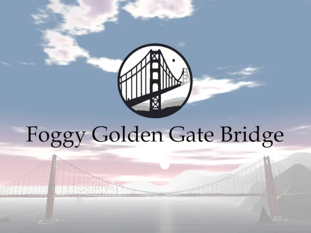 Foggy Golden Gate Bridge