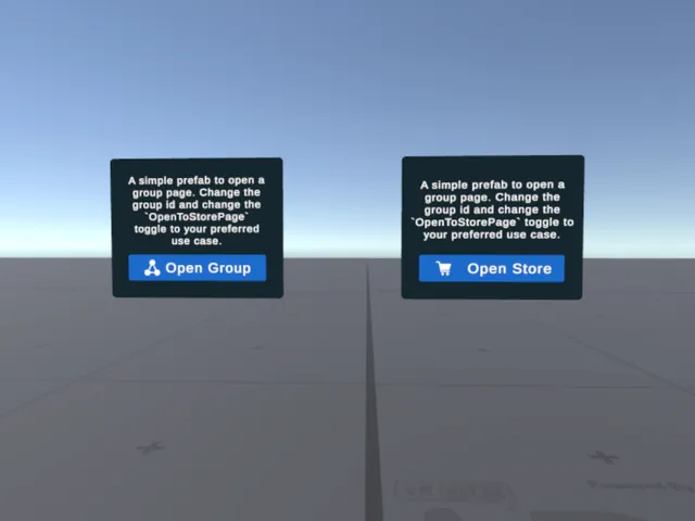 Open Group Page Examples