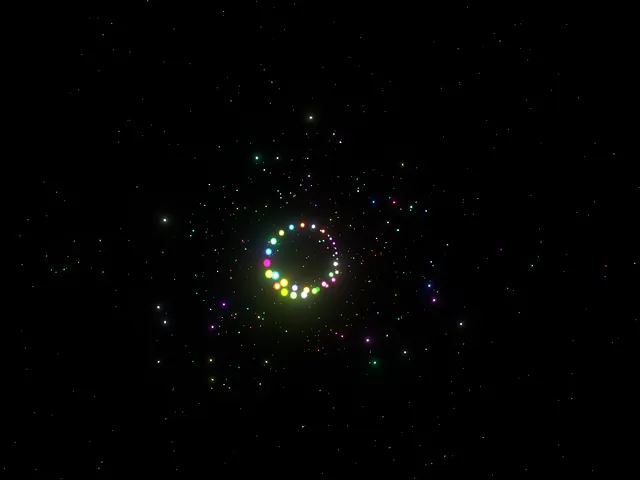 music and particles and lights and darkness and bouncing and the emptiness of the void （archive）