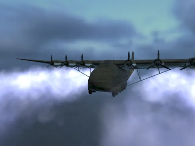 Plane goes wush
