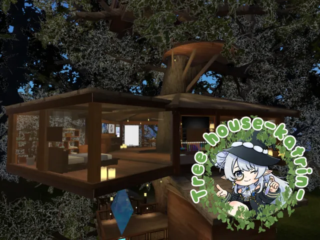 かとりいぬツリーハウス tree house-katrin-
