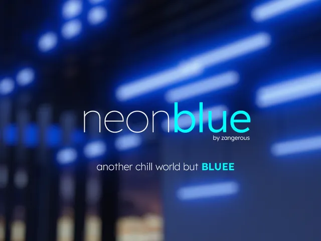 neon blue