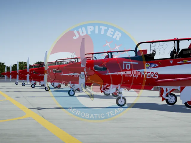 Indonesia‚ Adisutjipto Airport‚ Jupiter Aerobatic Team