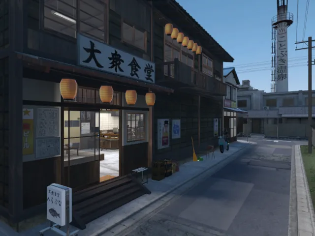 Kawanaka-cho Dining room Herabuna 川中街 大衆食堂へらぶな