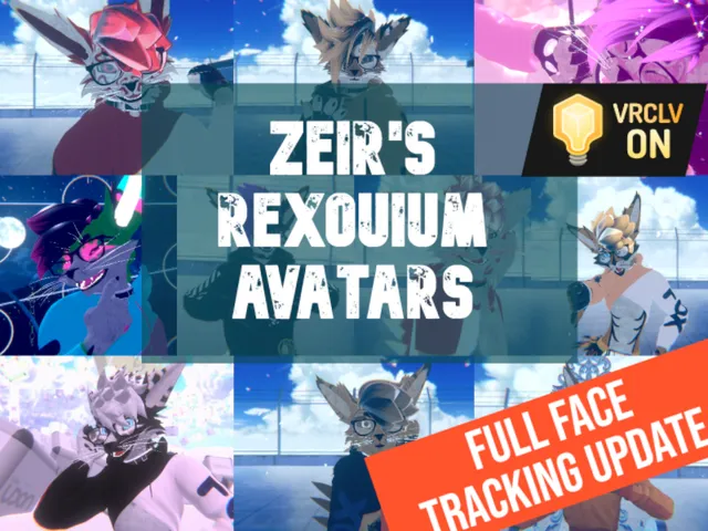 Zeir's Rexouium Avatars （Face Tracking ＋ bHaptics）
