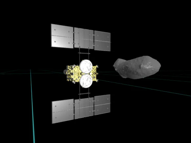 はやぶさ2# 秒速5kmの小惑星フライバイ
