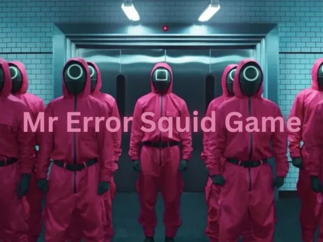 MR ERROR SQUID GAME STAIRS