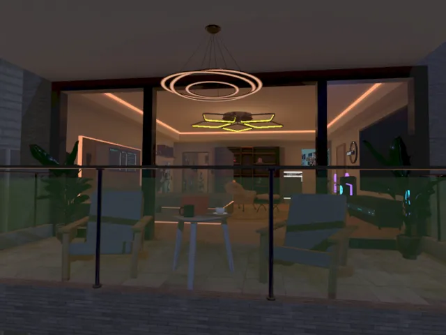 普通にのんびりする部屋