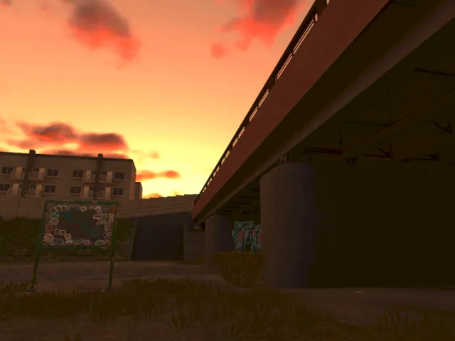 河川敷 riverbed rive