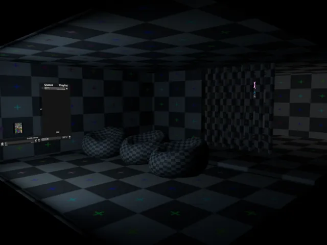 LTCGI video player simple room