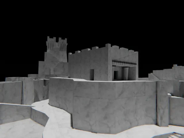 Marble fortress