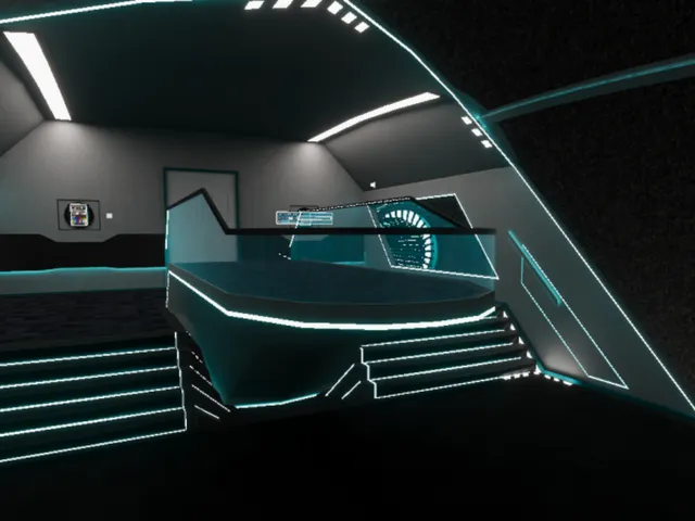 Drifting Spaceship Bridge