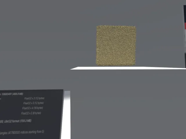 1392万ポリゴンのインスタントラーメンを見るワールド