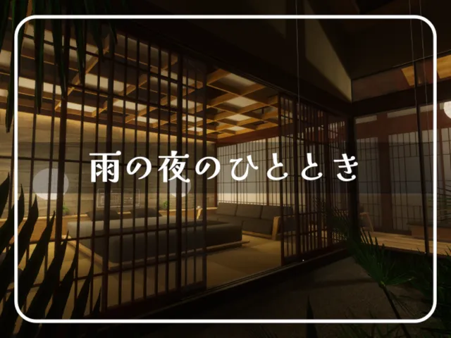 雨の夜のひととき