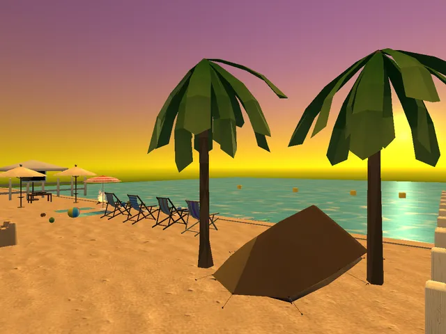 「Quest対応」夕方の海