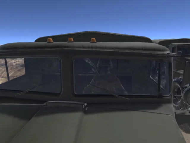 Louisiana National Guard Convoy