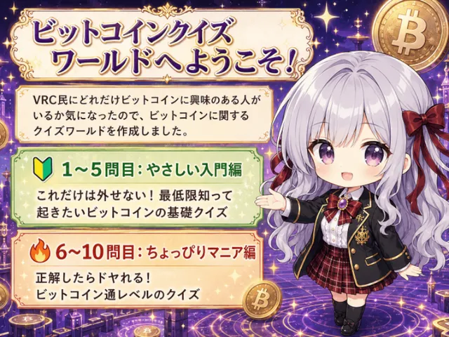 ビットコインクイズワールド