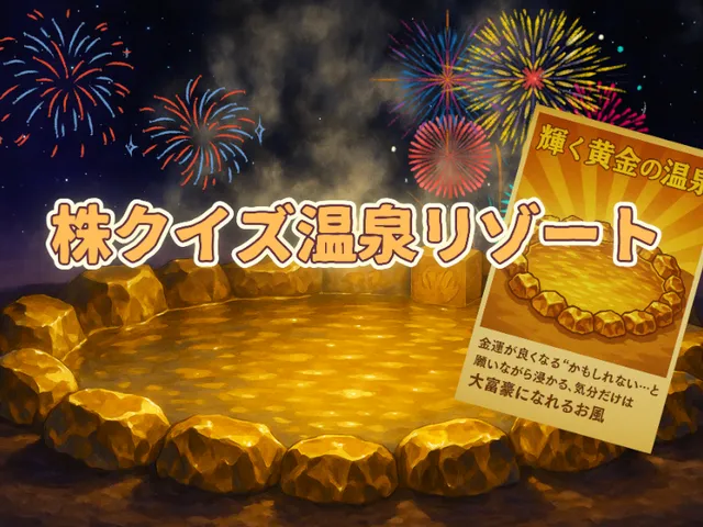 株クイズ温泉リゾート