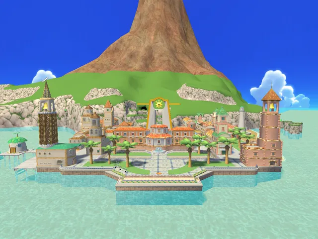 Delfino Plaza - Super Smash Bros․ Ultimate