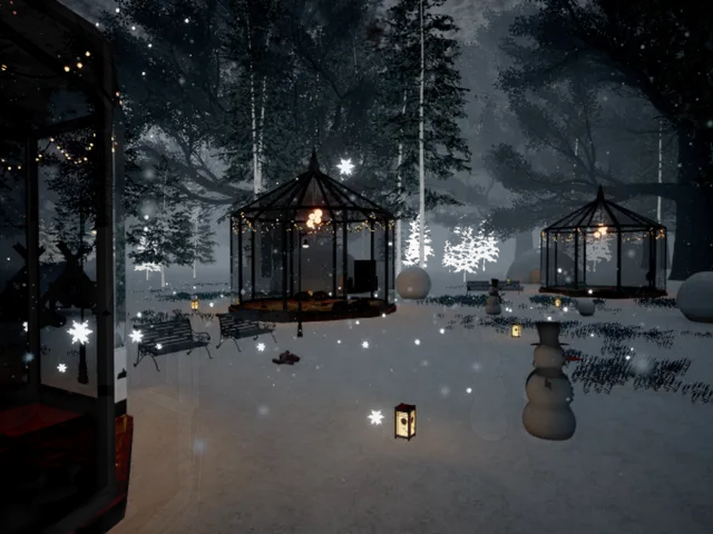 Lynx's winter wonderland