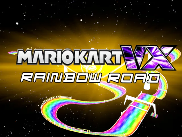 Mario Kart VX DS Rainbow Road