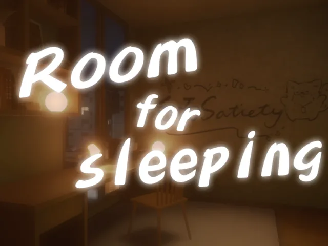 睡觉用的房间 The bedroom at night for sleeping