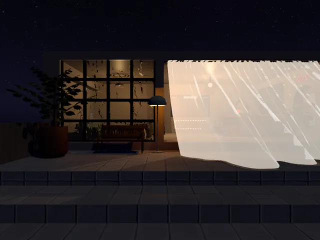 夜と白