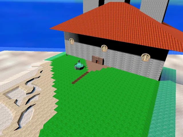 SM64 Custom Courtyard
