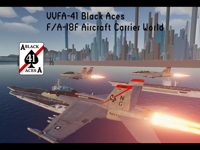 Black Aces Aircraft Carrier Jets˸ F⁄A-18F (SF1․4)