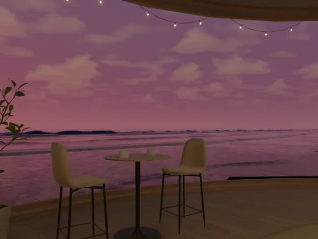 海辺とコーヒー