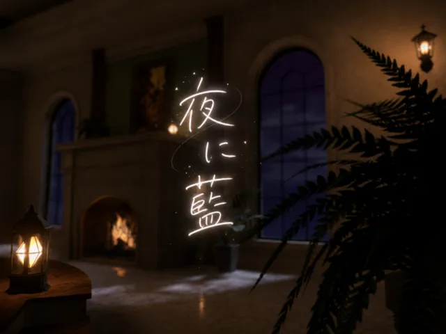夜に藍