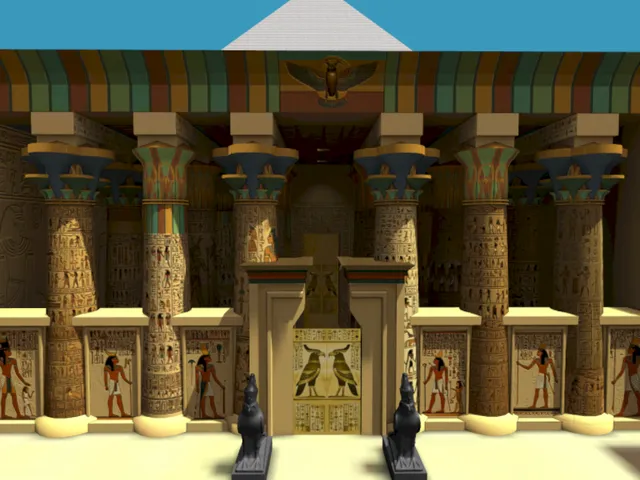 Egyptian Temple 2‚ Giza pyramid ＆ Senet game